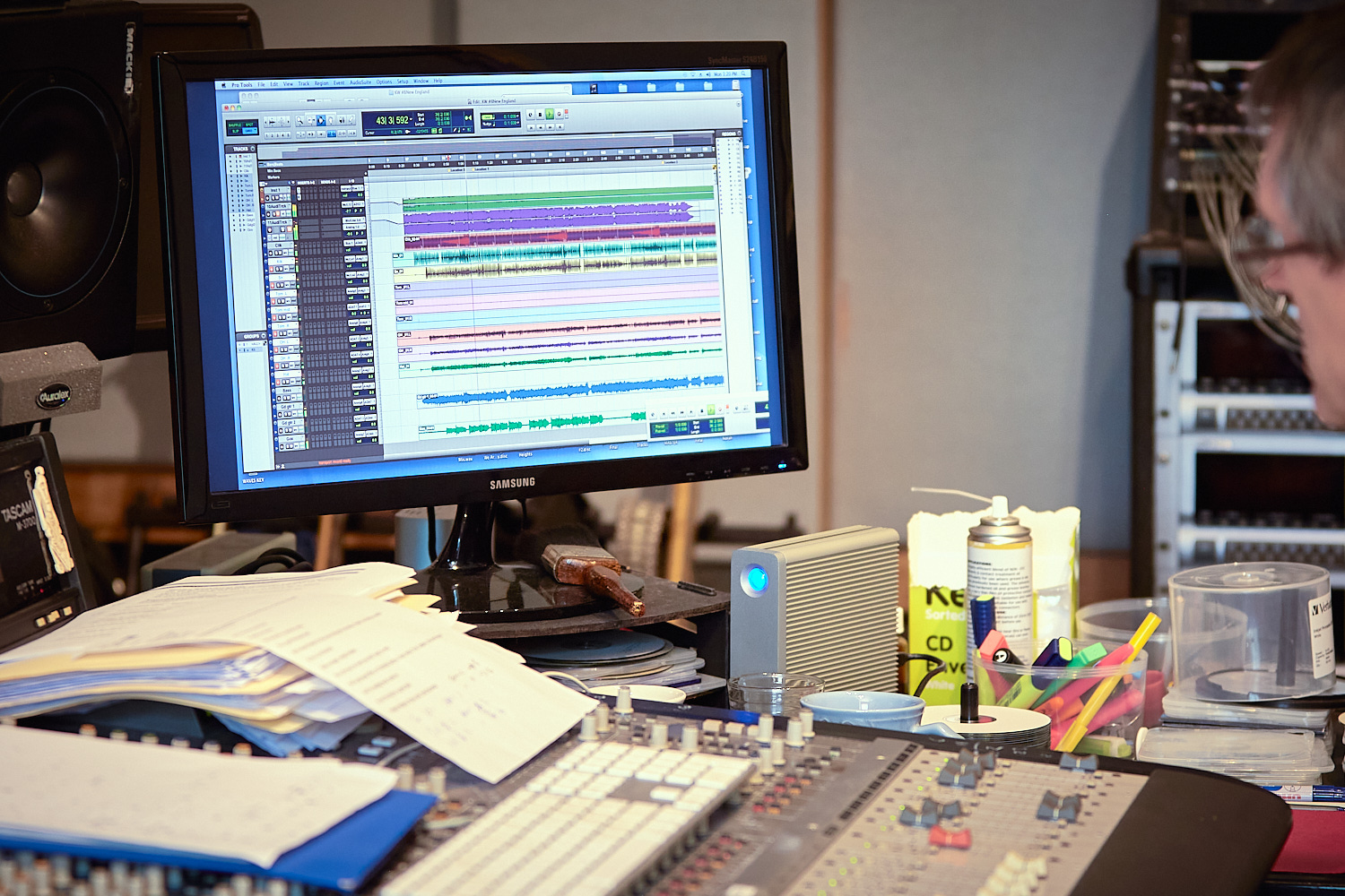 Pegasus Studios - mixing desk - studio